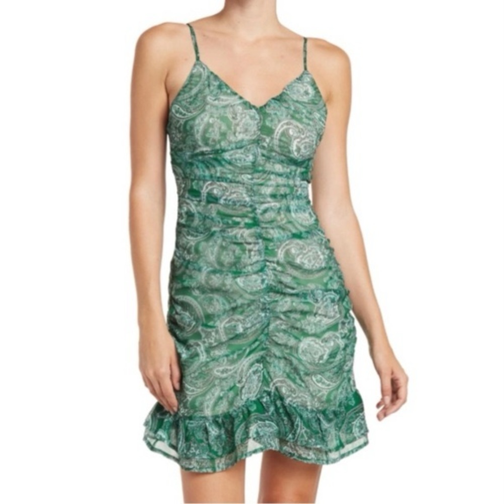 NSR lined green dress